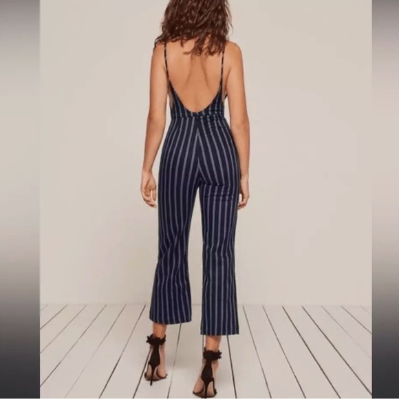 Reformation Pinstripe Jumpsuit - Picture 2 of 7